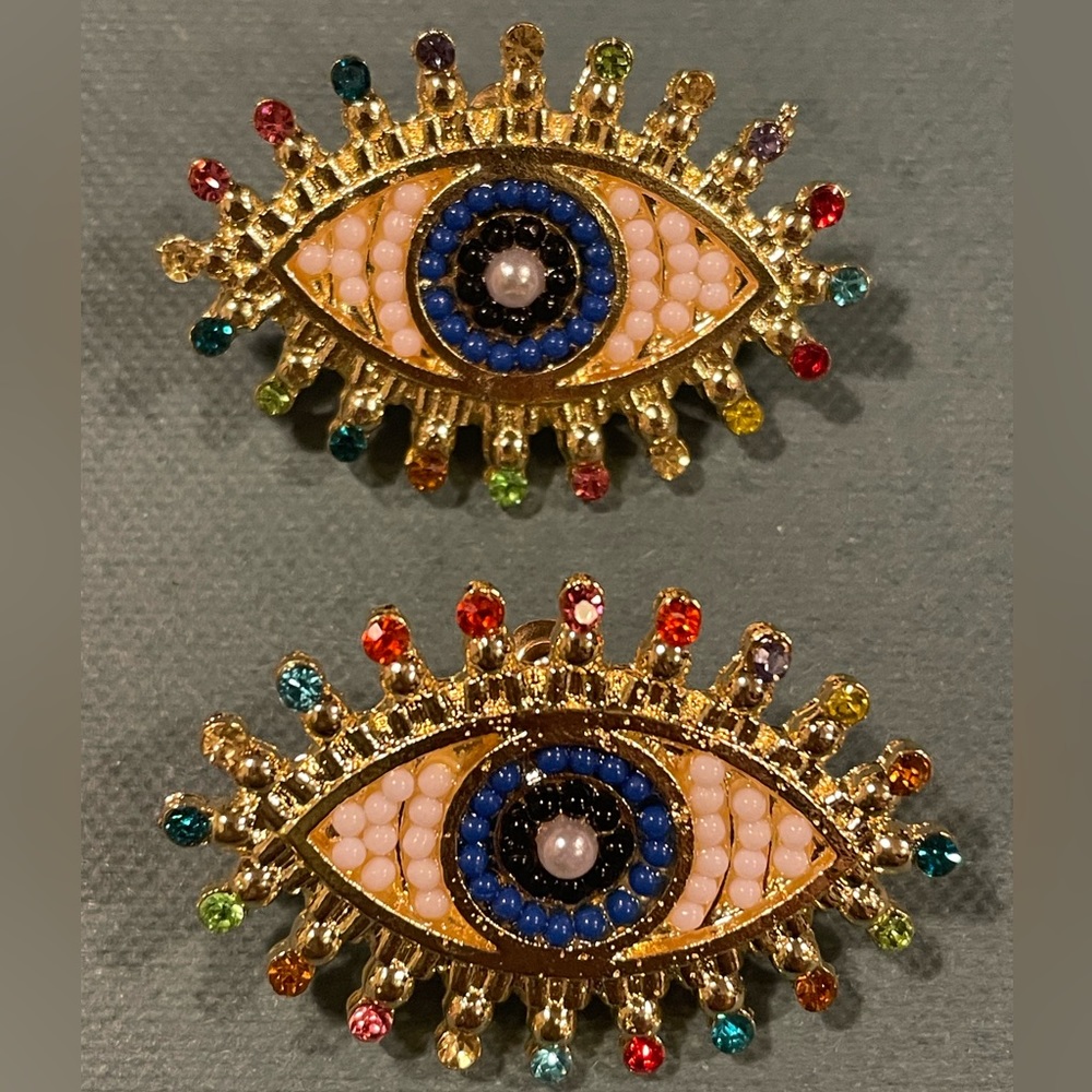 Evil Eye Colorful Earrings